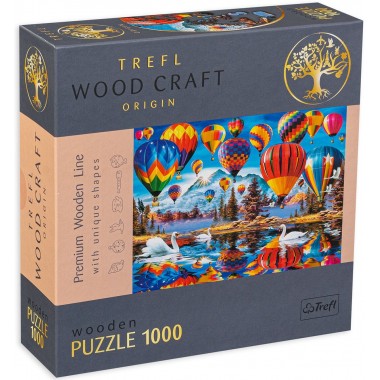 OUTLET: Wooden Puzzle Trefl 1000 - Balloons